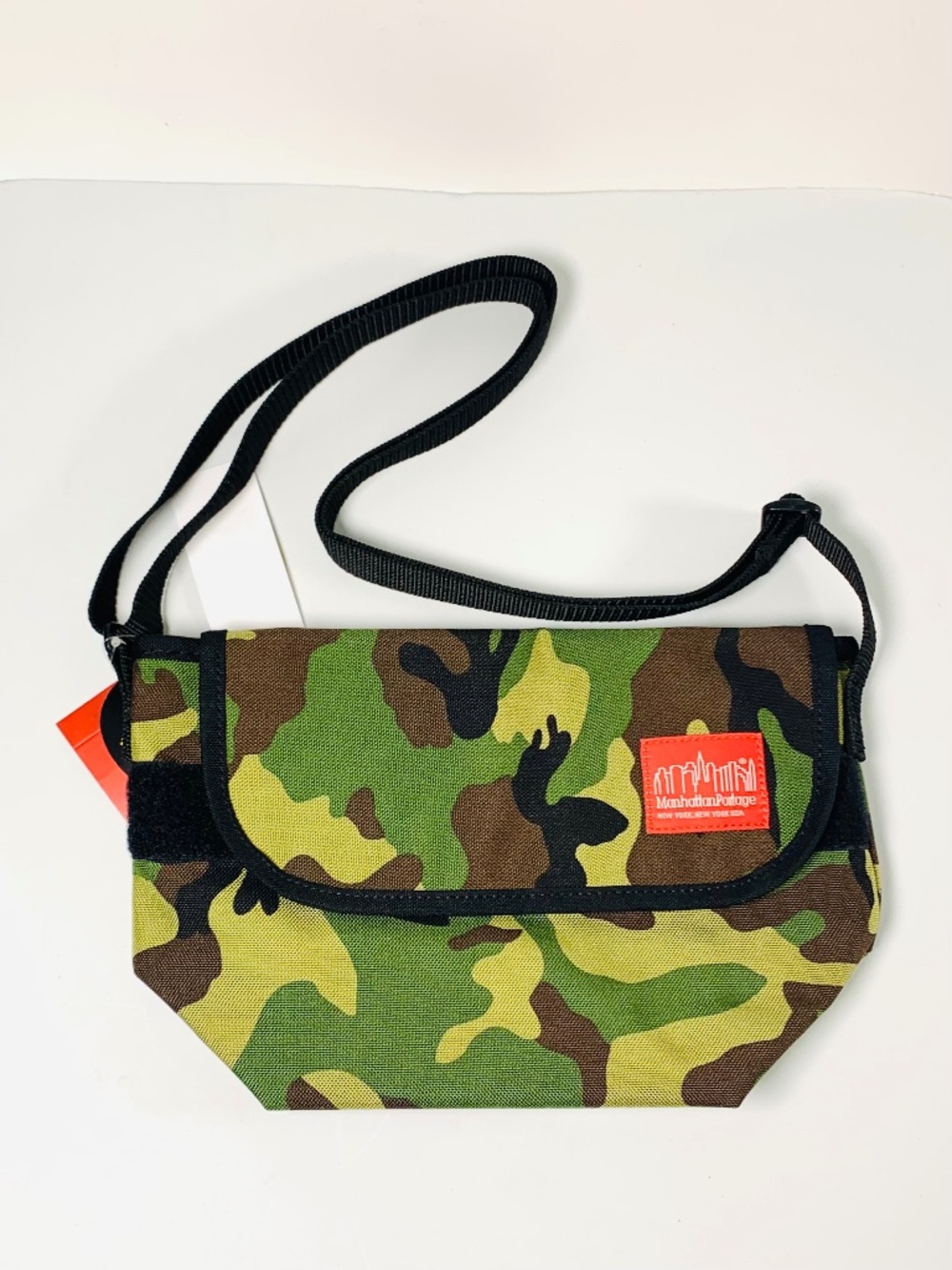 Manhattan Portage Mini NY Messenger Camouflage Crossbody Shoulder Sling Bag Y2K